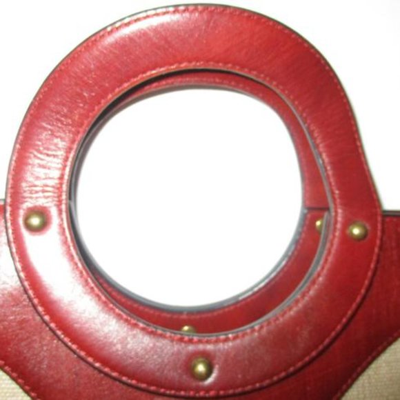 **Etienne Aigner Clutch 2-way Hoop Handle Satchel Clutch - Picture 4 of 10